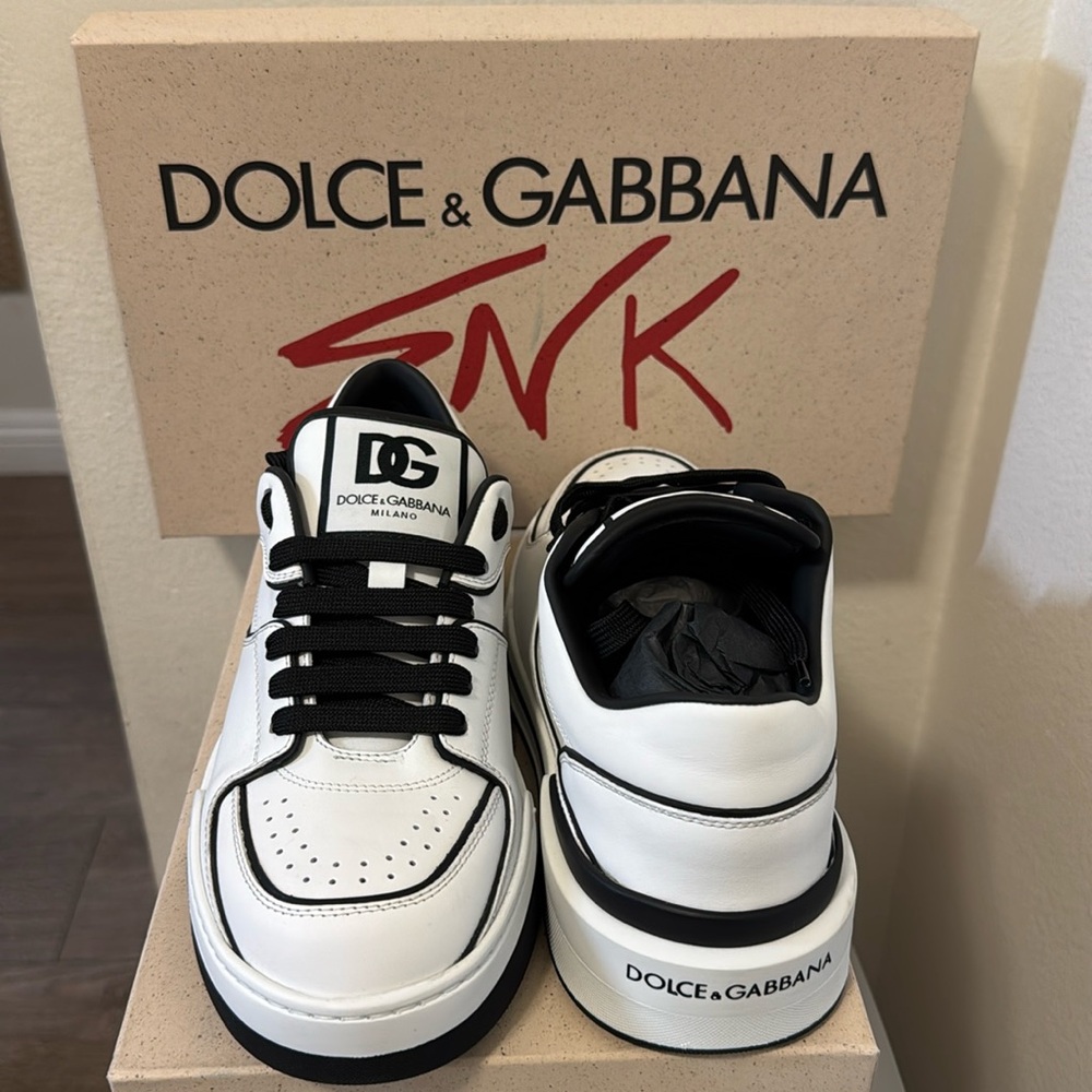 Dolce & Gabbana Brand New Roma Leather Sneaker